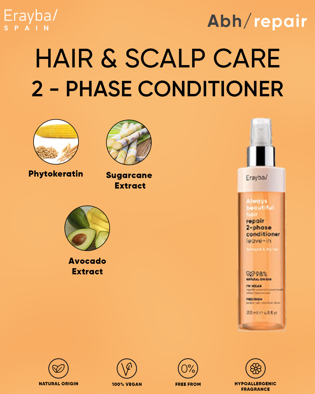 Abh/ repair 2-phase conditioner leave-in