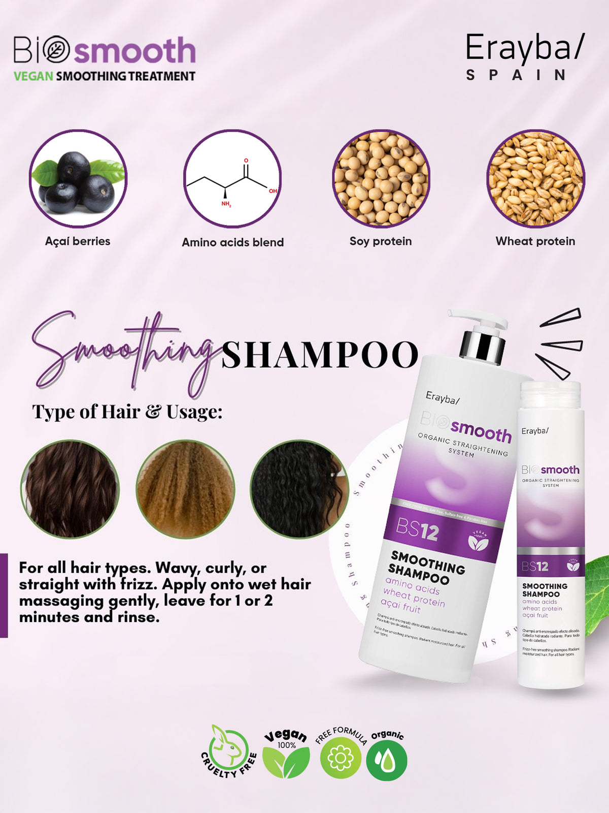 BIOsmooth BS12 smoothing shampoo