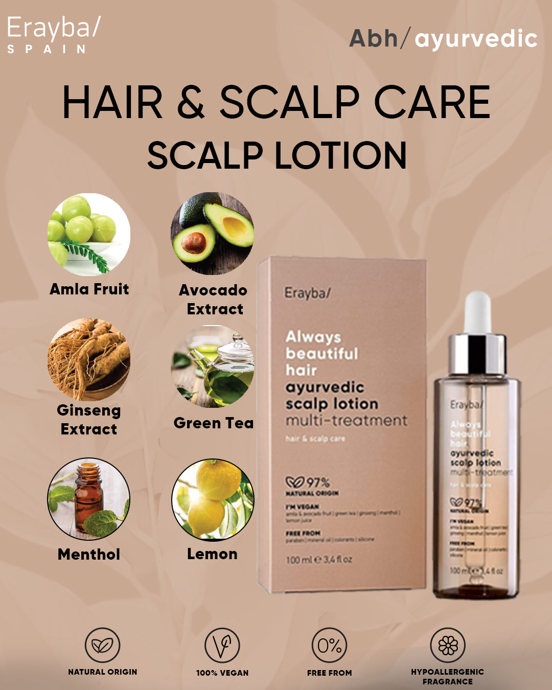 Abh/ ayurvedic scalp lotion