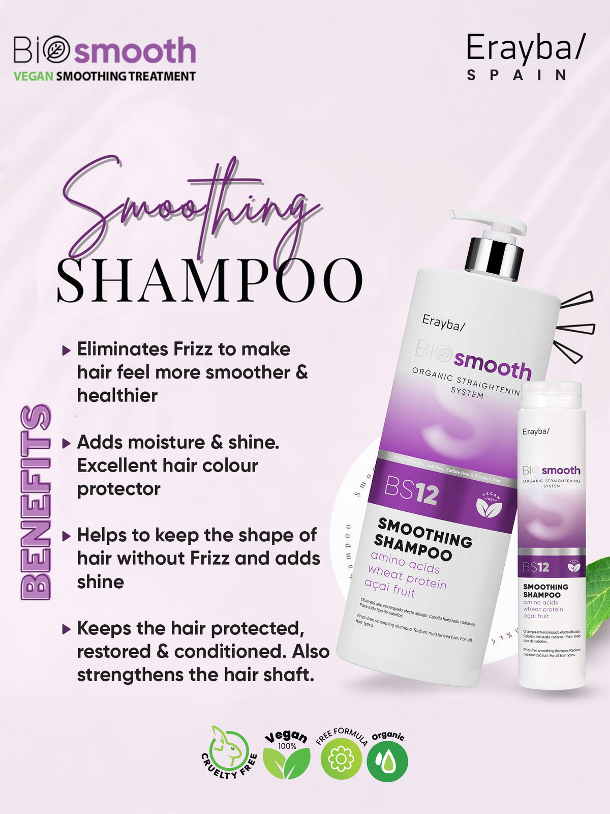 BIOsmooth BS12 smoothing shampoo