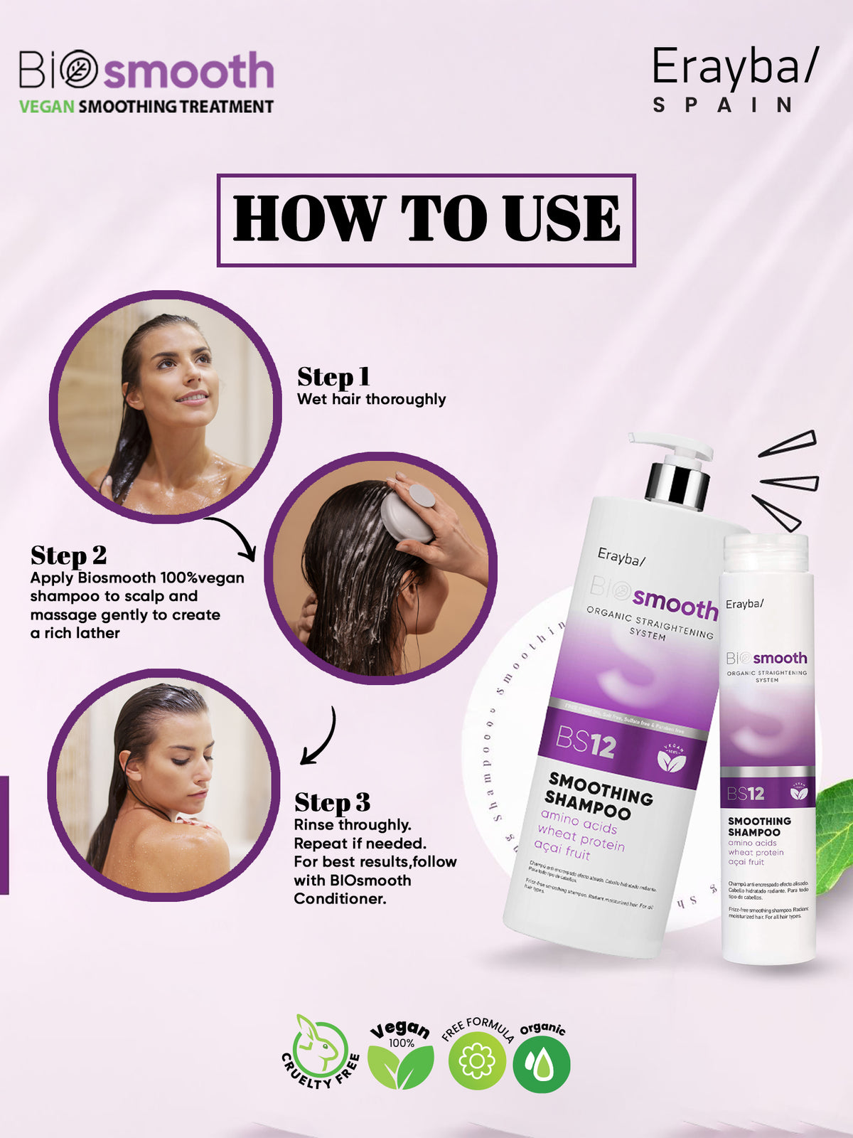 BIOsmooth BS12 smoothing shampoo